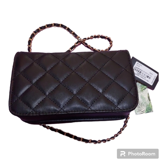 Studio Badgley Mischka Diamond Quilted Crossbody With Studs - NWT - Picture 2 of 16